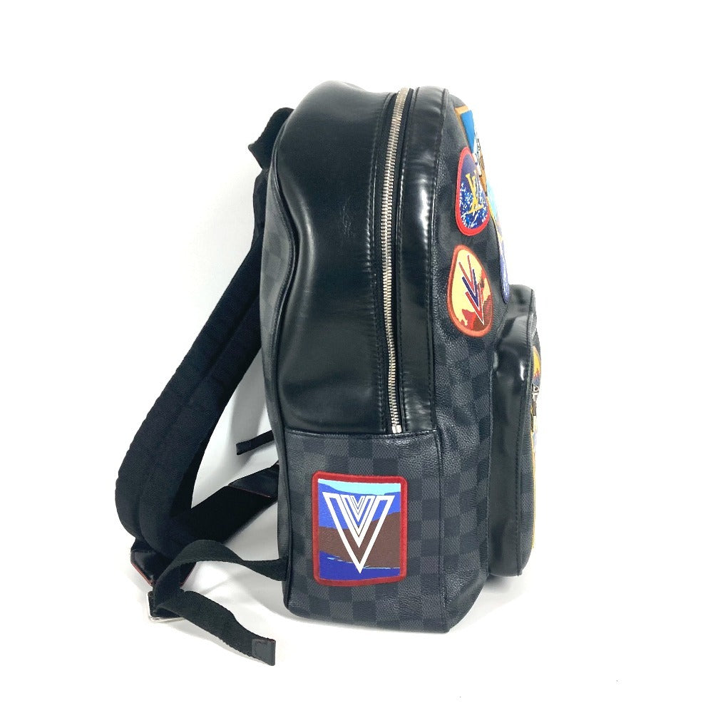 LOUIS VUITTON Backpack N40042 Damier Grafitto Canvas black Damier Graphite LV Alps Collection Backpack Â· Daypack