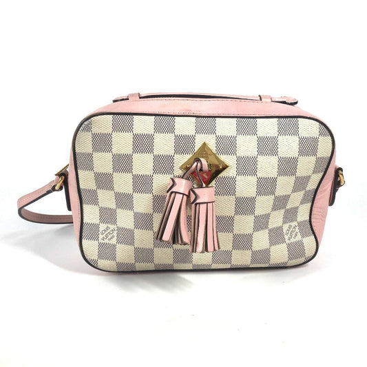 LOUIS VUITTON Shoulder Bag N40155 Damier Azur Canvas white Damier Azur Saintonge