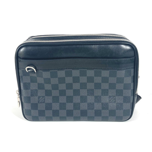 LOUIS VUITTON Shoulder Bag N40087 Damier Grafitto Canvas black Damier Grafitte Trocadero unisex(Unisex)