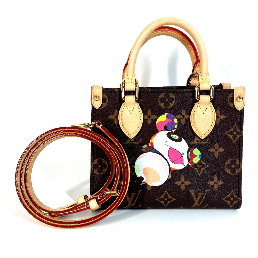 LOUIS VUITTON Handbag Ｍ13668 Monogram canvas Brown LV x TM Monogram On the Go BB