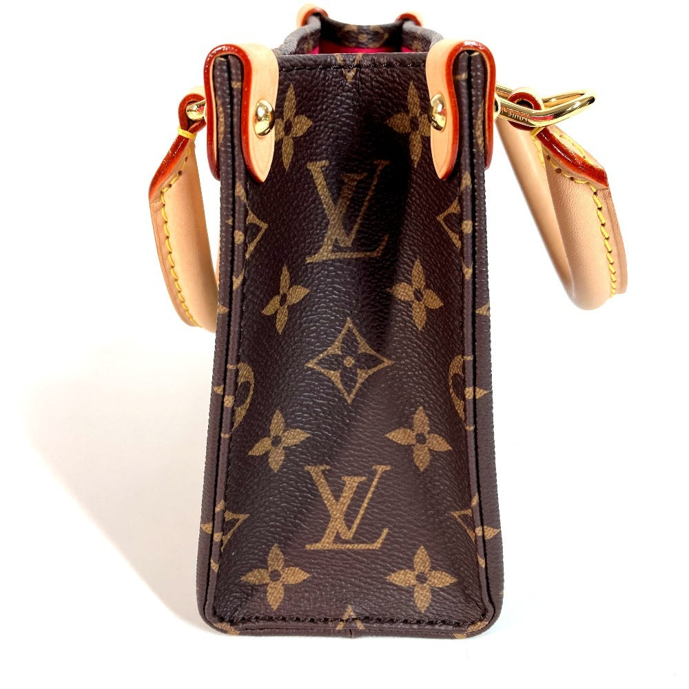 LOUIS VUITTON Handbag Ｍ13668 Monogram canvas Brown LV x TM Monogram On the Go BB