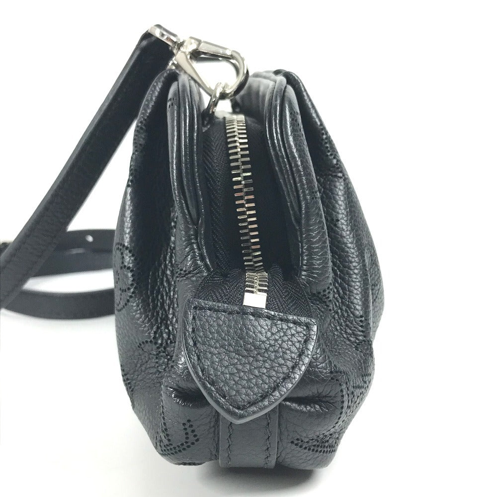 LOUIS VUITTON Shoulder Bag M80093 monogram mahina leather black Monogram Mahina Scalar mini