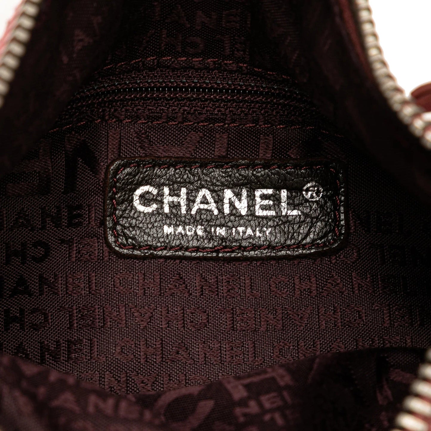 Pink Chanel Calfskin LAX Front Pocket Shoulder Bag