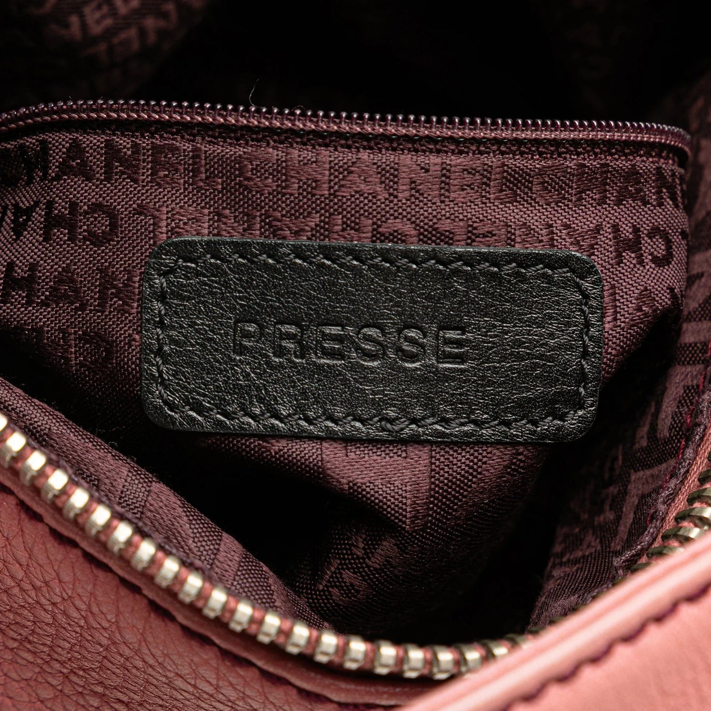Pink Chanel Calfskin LAX Front Pocket Shoulder Bag