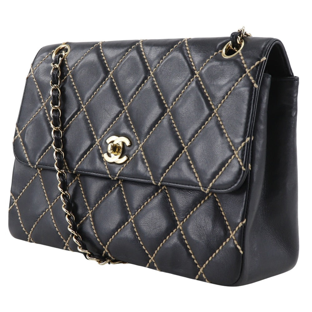 Chanel Wild Stitch Leather Shoulder Bag