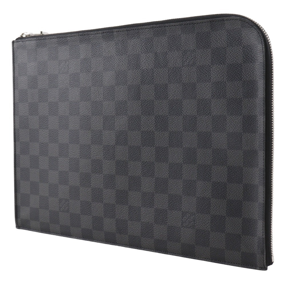 LOUIS VUITTON Clutch bag N41501 Damier Grafitto Canvas black Pochette Jules GM mens  d
