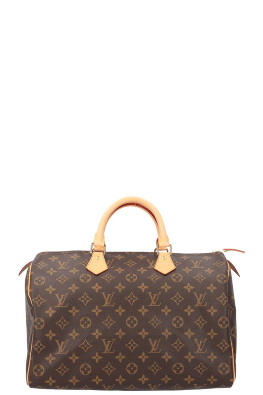 LOUIS VUITTON Speedy 35 Bag MNG Canvas