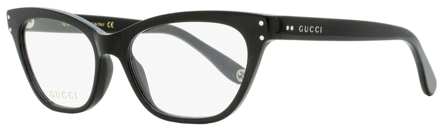 Gucci Cateye Eyeglasses GG0570O 005 Black 52mm 0570