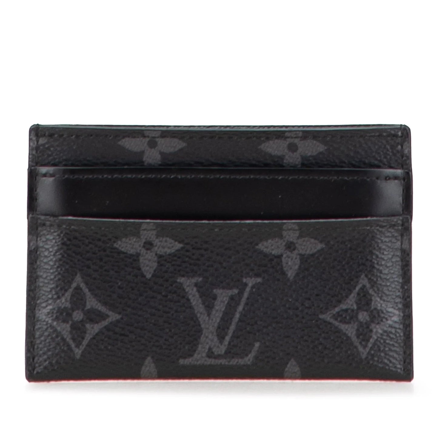 Black Louis Vuitton Monogram Eclipse Double Card Holder