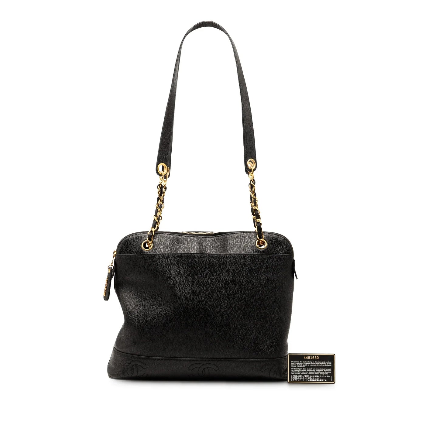 Black Chanel Triple CC Caviar Shoulder Bag