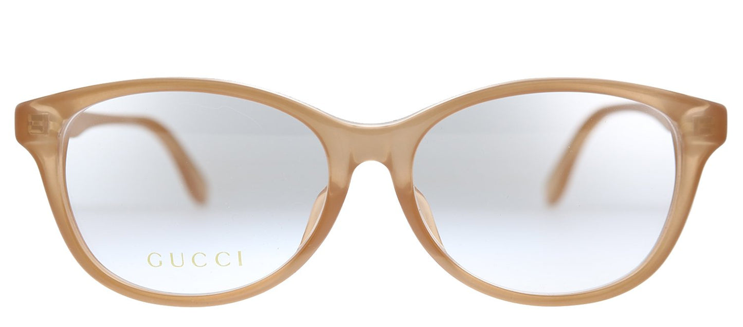 Gucci GG 0795OK 003 Rectangle Acetate Pink Eyeglasses with Demo Lens