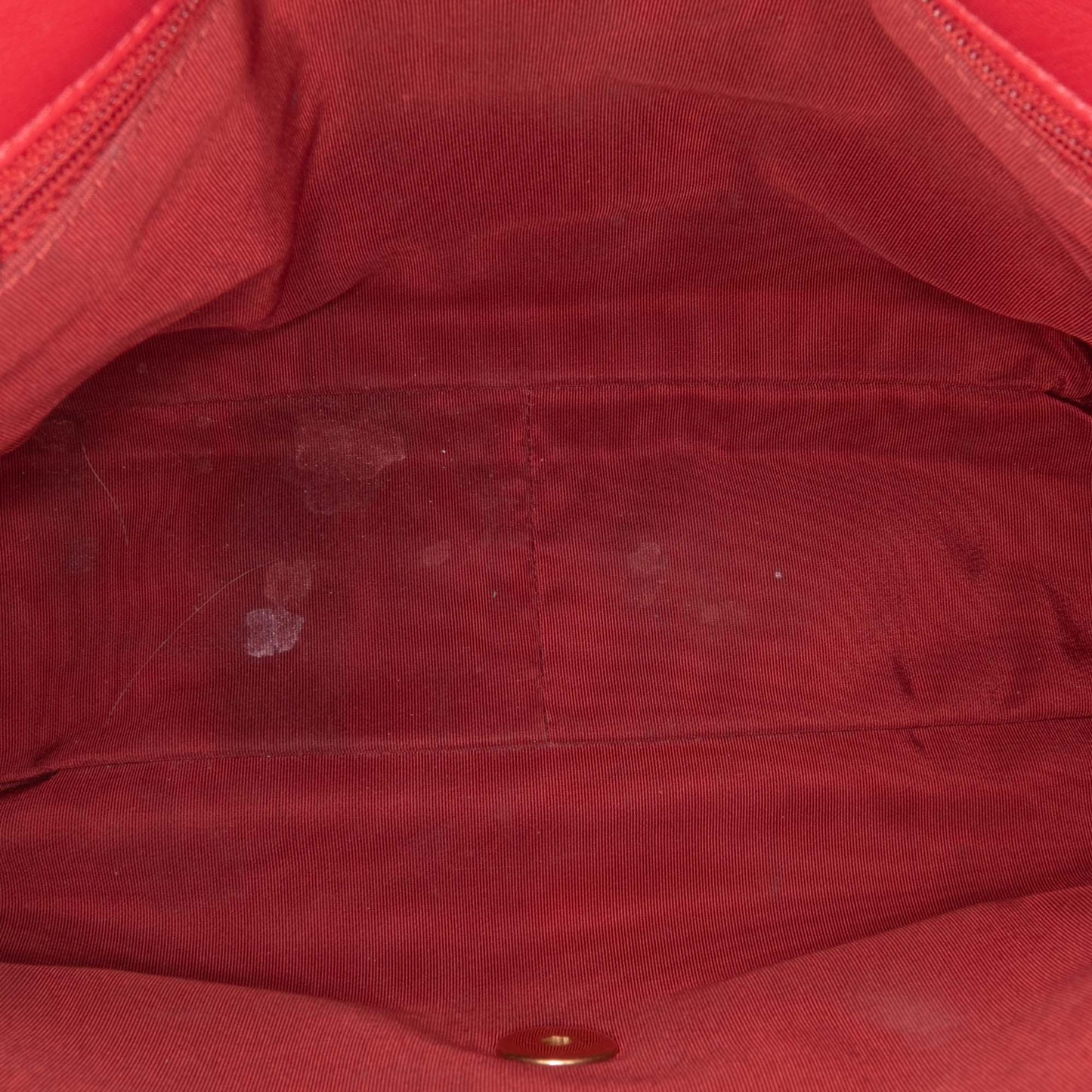 Red Chanel Maxi Lambskin 19 Flap Satchel