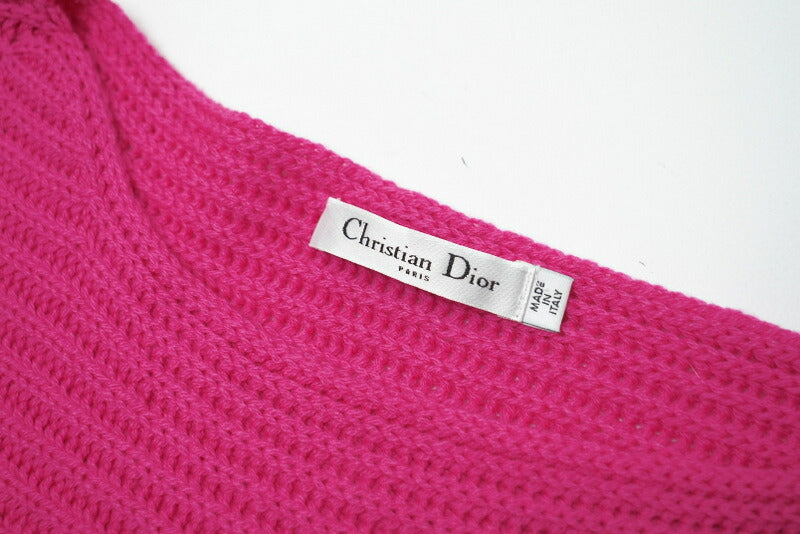 Christian Dior sweater 3A24531AM508 cashmere pink 36