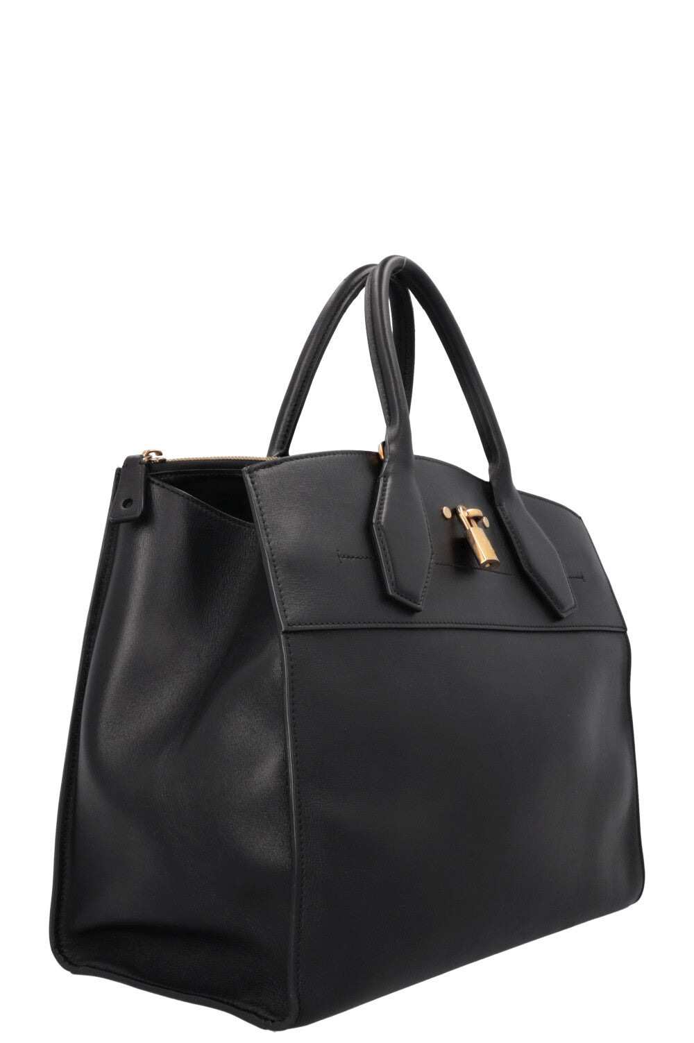 LOUIS VUITTON Steamer GM Leather Black