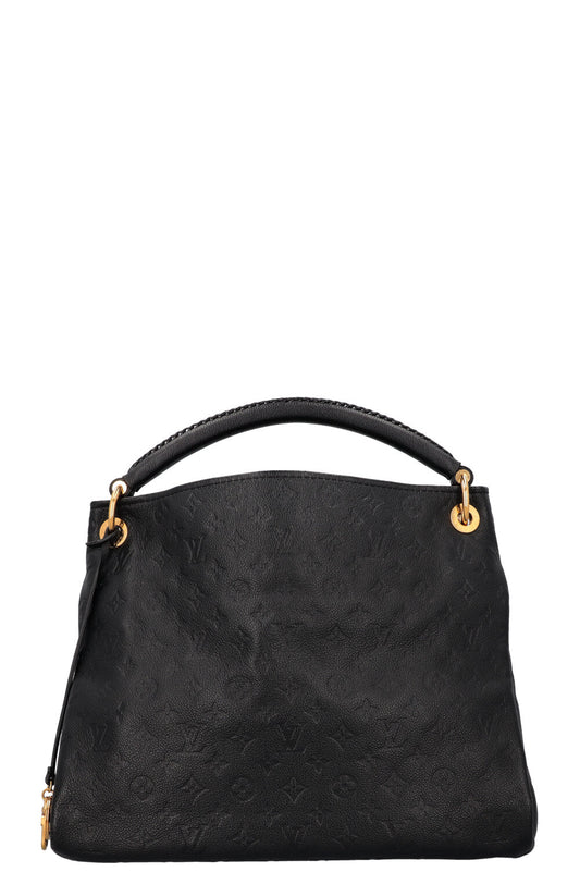 LOUIS VUITTON Artsy MM Hobo Bag Empreinte Black