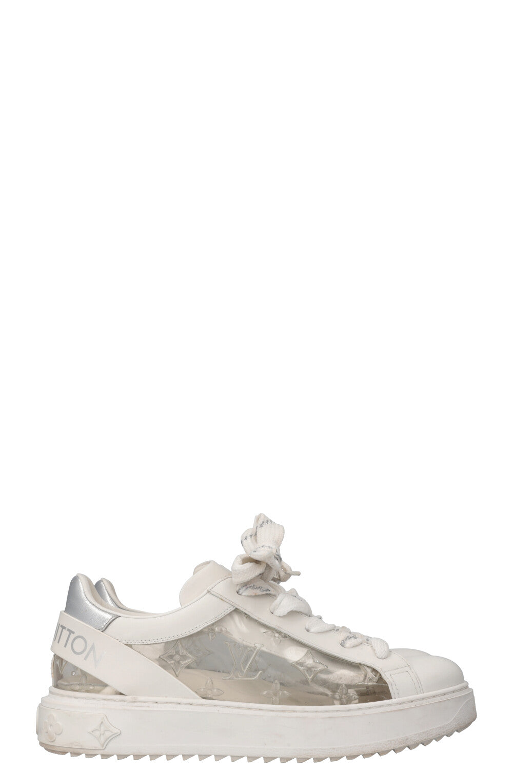 LOUIS VUITTON PVC Time Out Sneaker MNG White