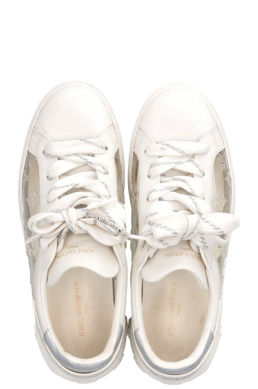 LOUIS VUITTON PVC Time Out Sneaker MNG White