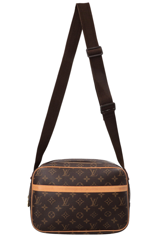LOUIS VUITTON Reporter PM Bag MNG Canvas