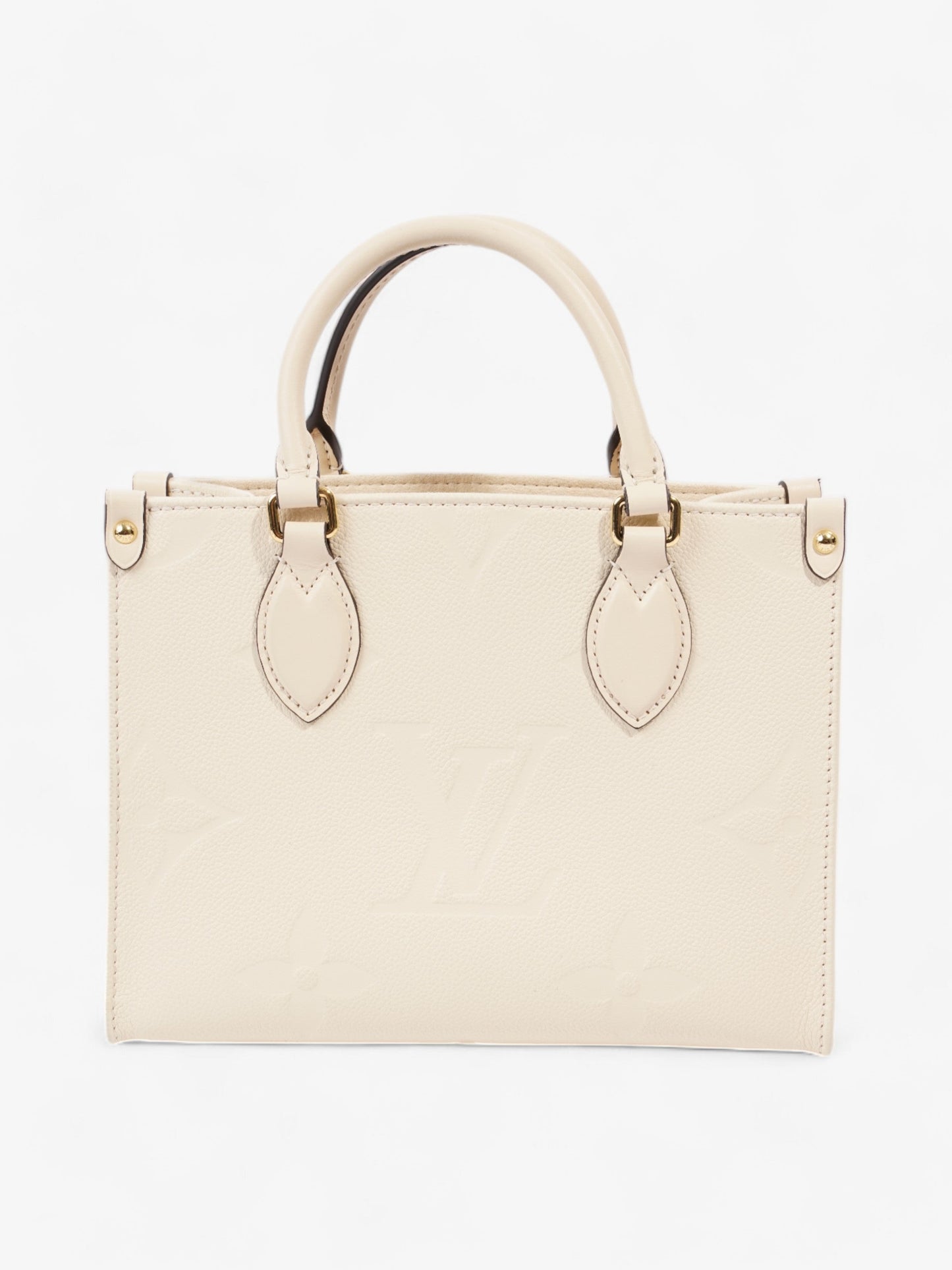 Louis Vuitton On the Go Creme Empreinte Leather PM