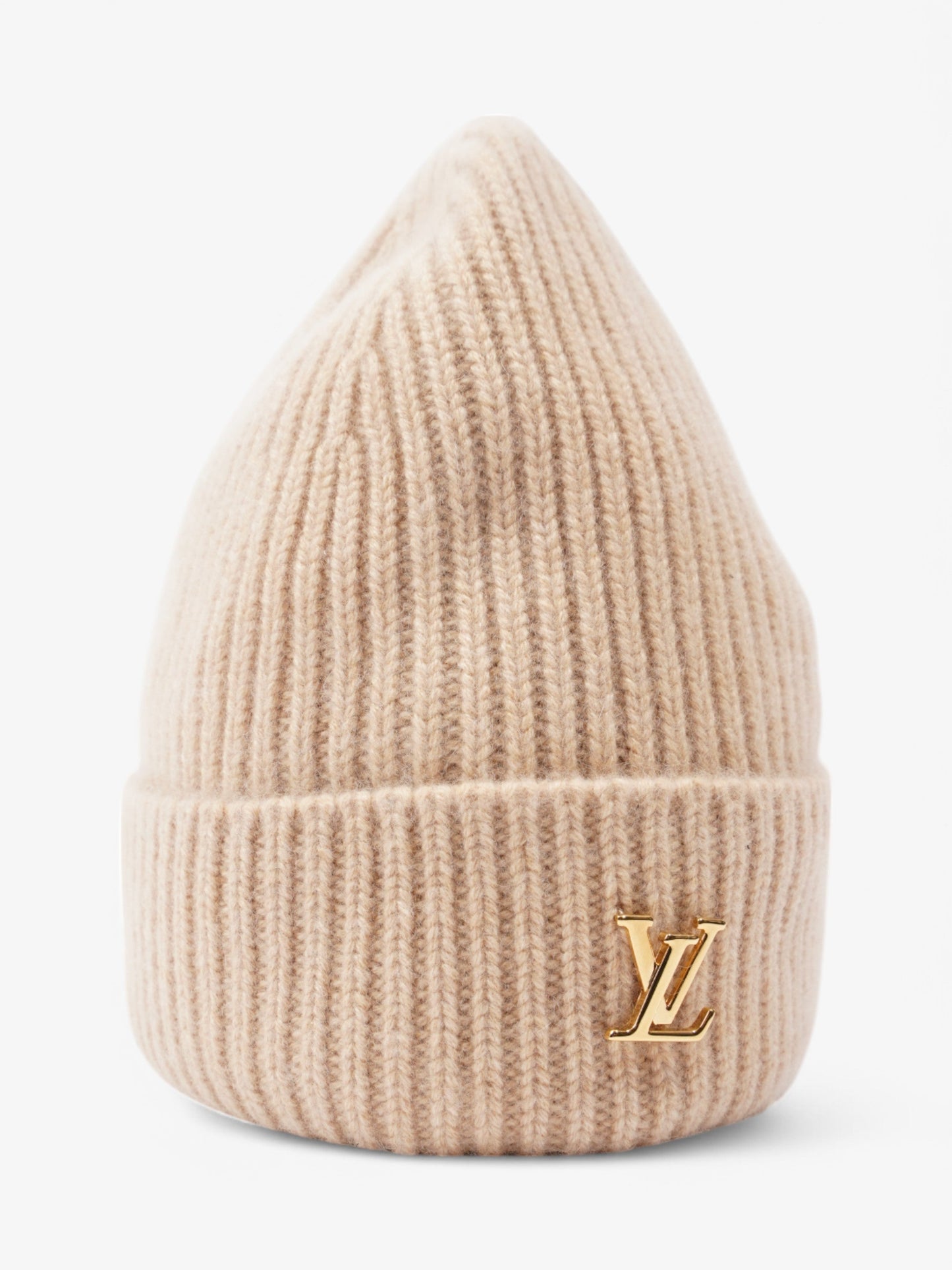 Louis Vuitton LV Spark Beanie Beige  Cashmere