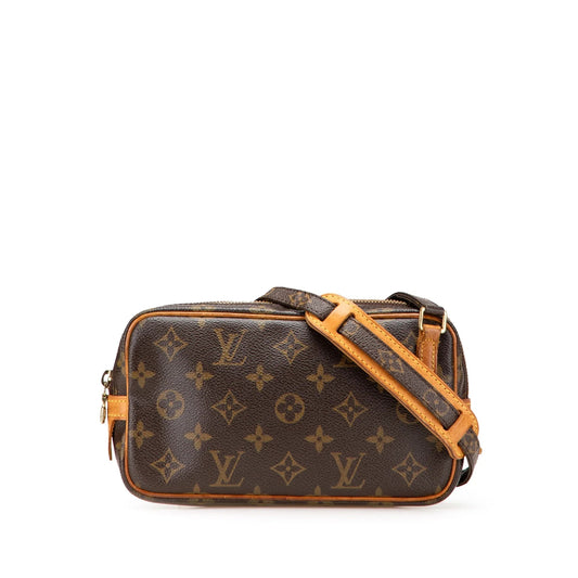 Brown Louis Vuitton Monogram Pochette Marly Bandouliere Crossbody Bag