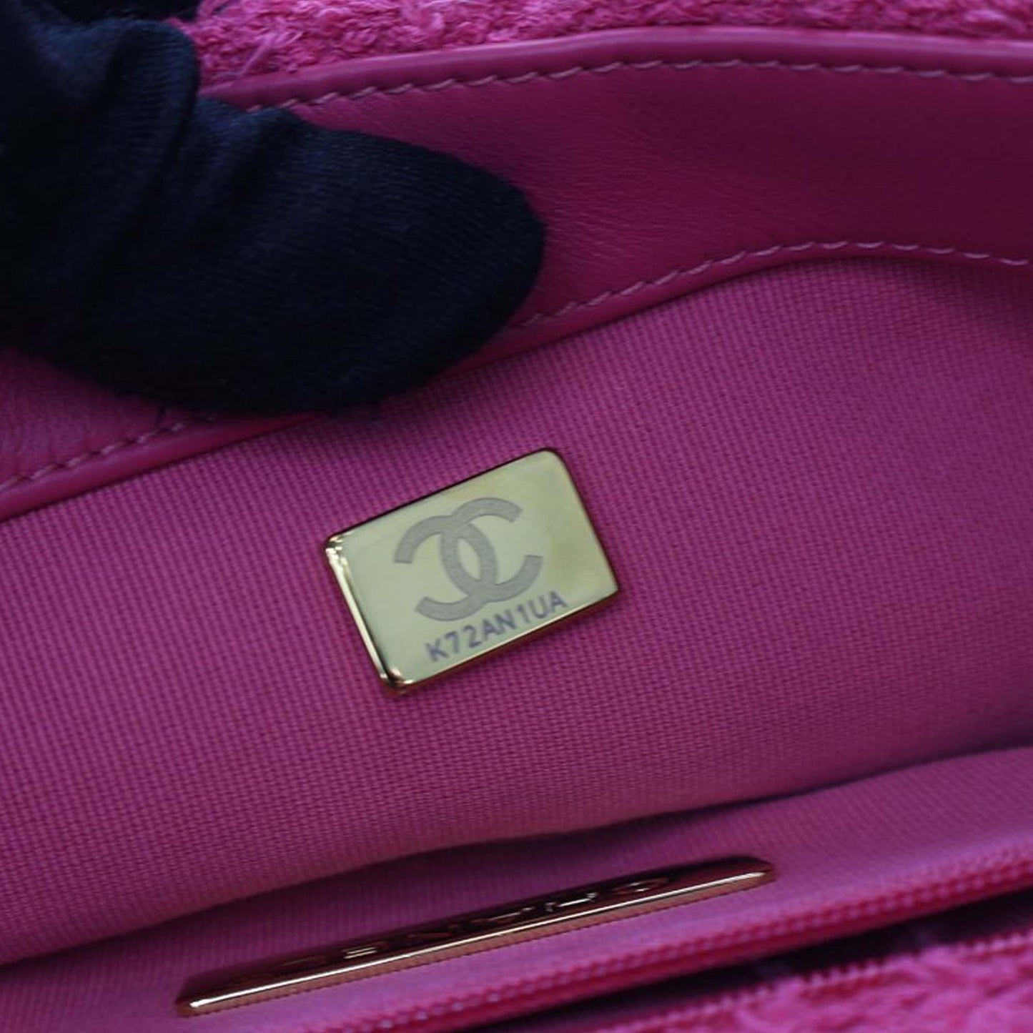 Pink Chanel Medium Tweed 19 Flap Satchel