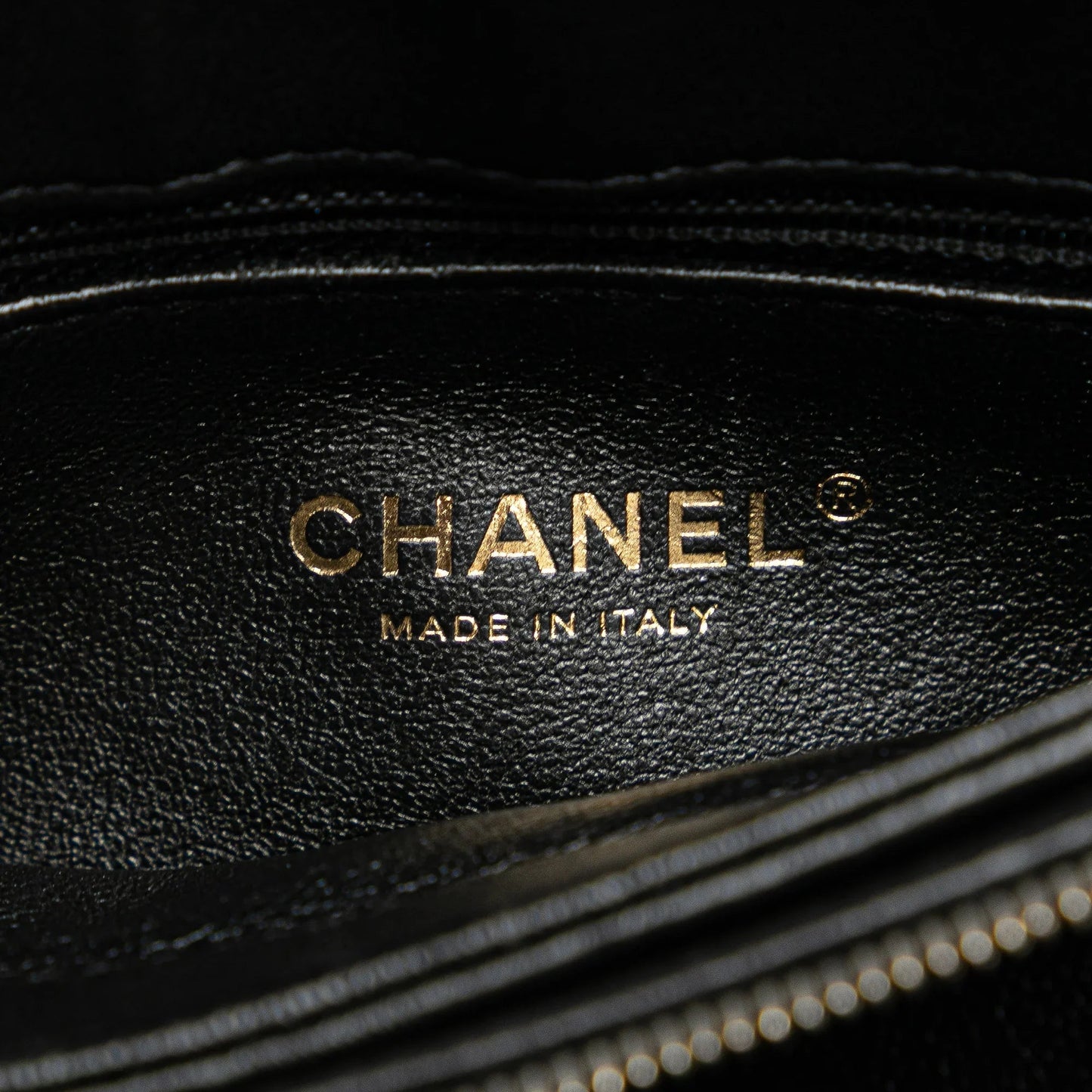Black Chanel Small Chevron Lambskin Stitched Envelope Flap Shoulder Bag
