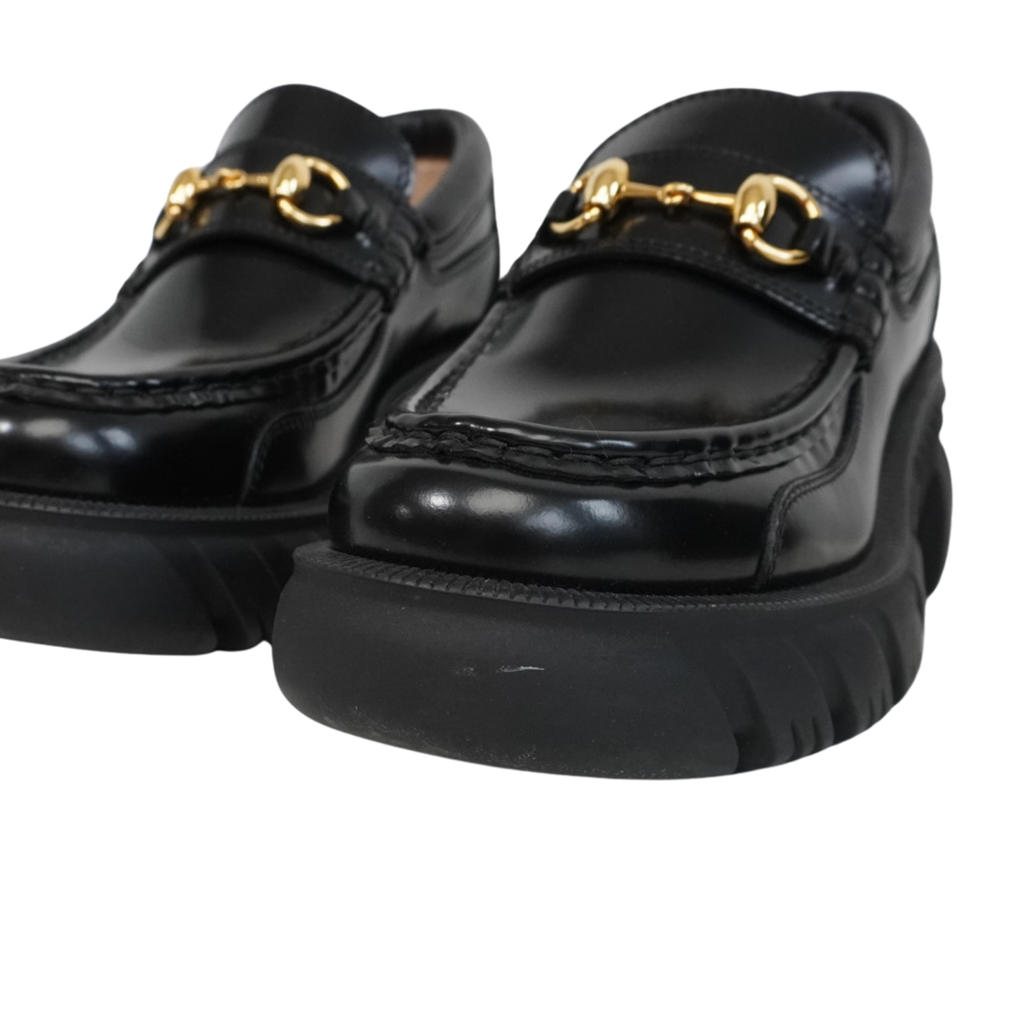 Gucci Horsebit Lug Sole Loafers - Women's 36.5