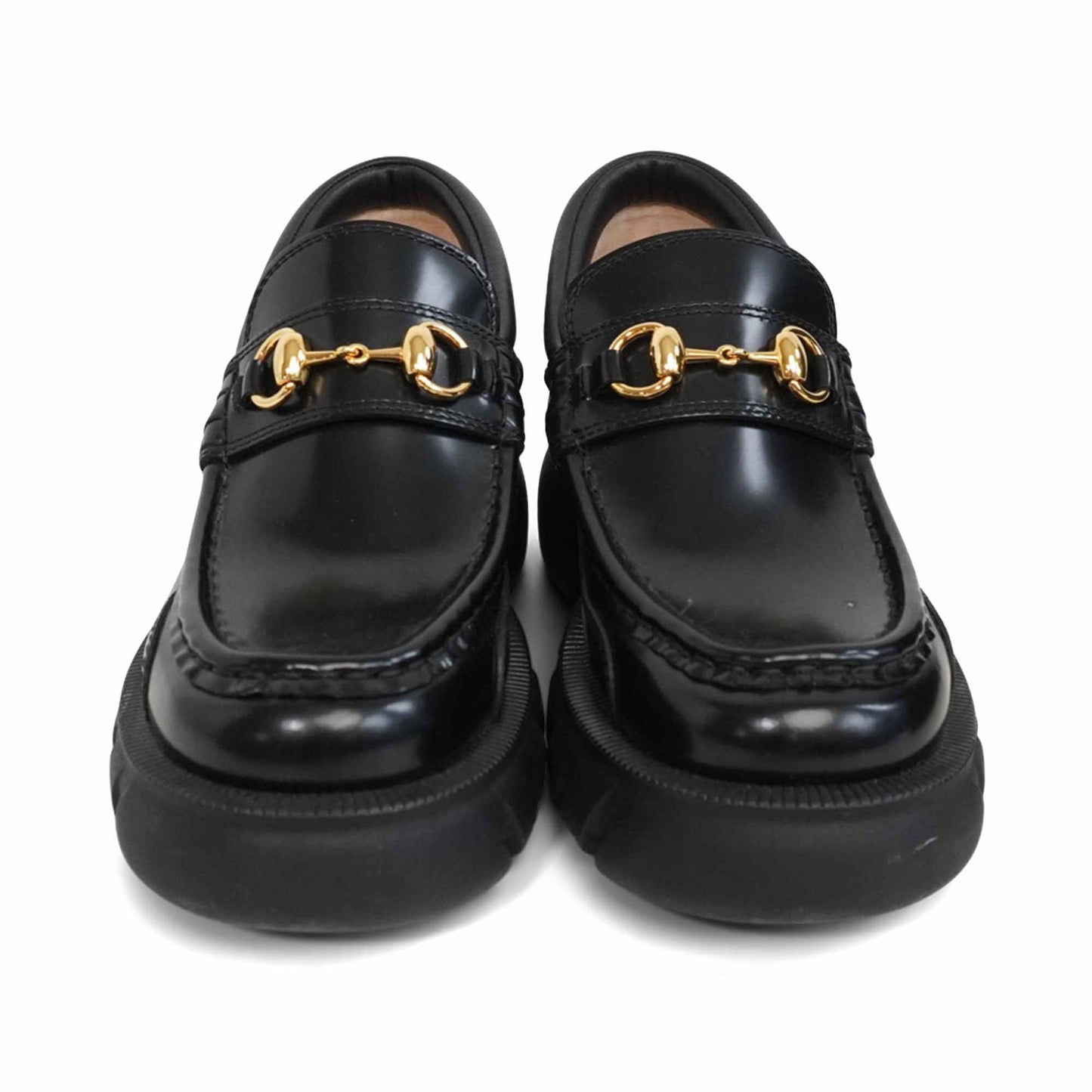 Gucci Horsebit Lug Sole Loafers - Women's 36.5