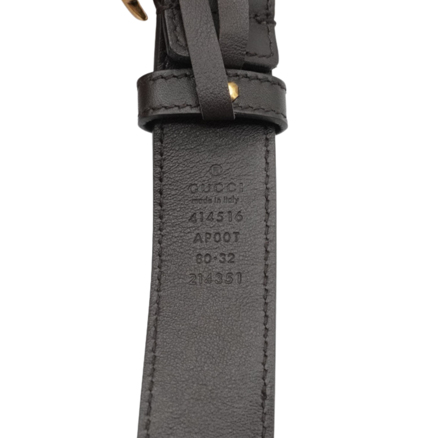 Gucci 'Marmont' Thin Belt - 80/32
