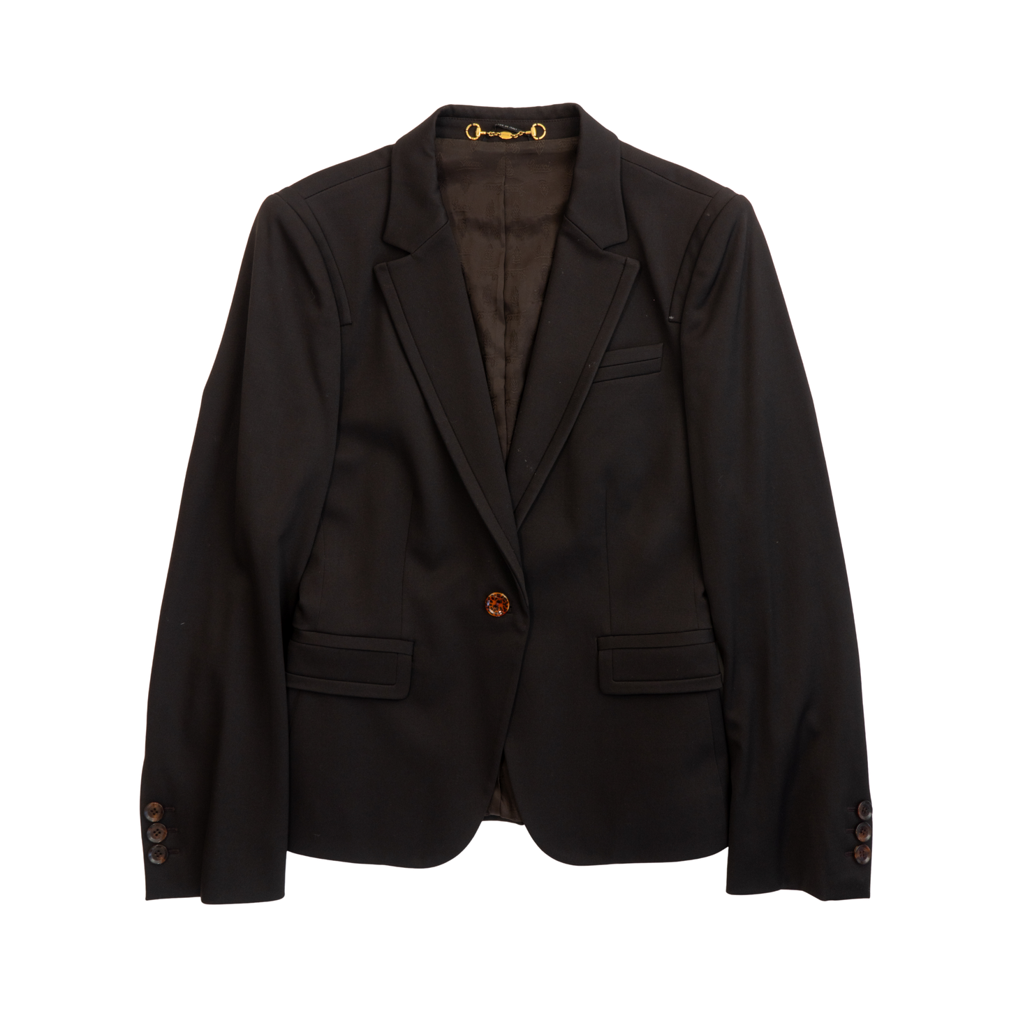 Gucci Dark Brown Blazer - Women's XS