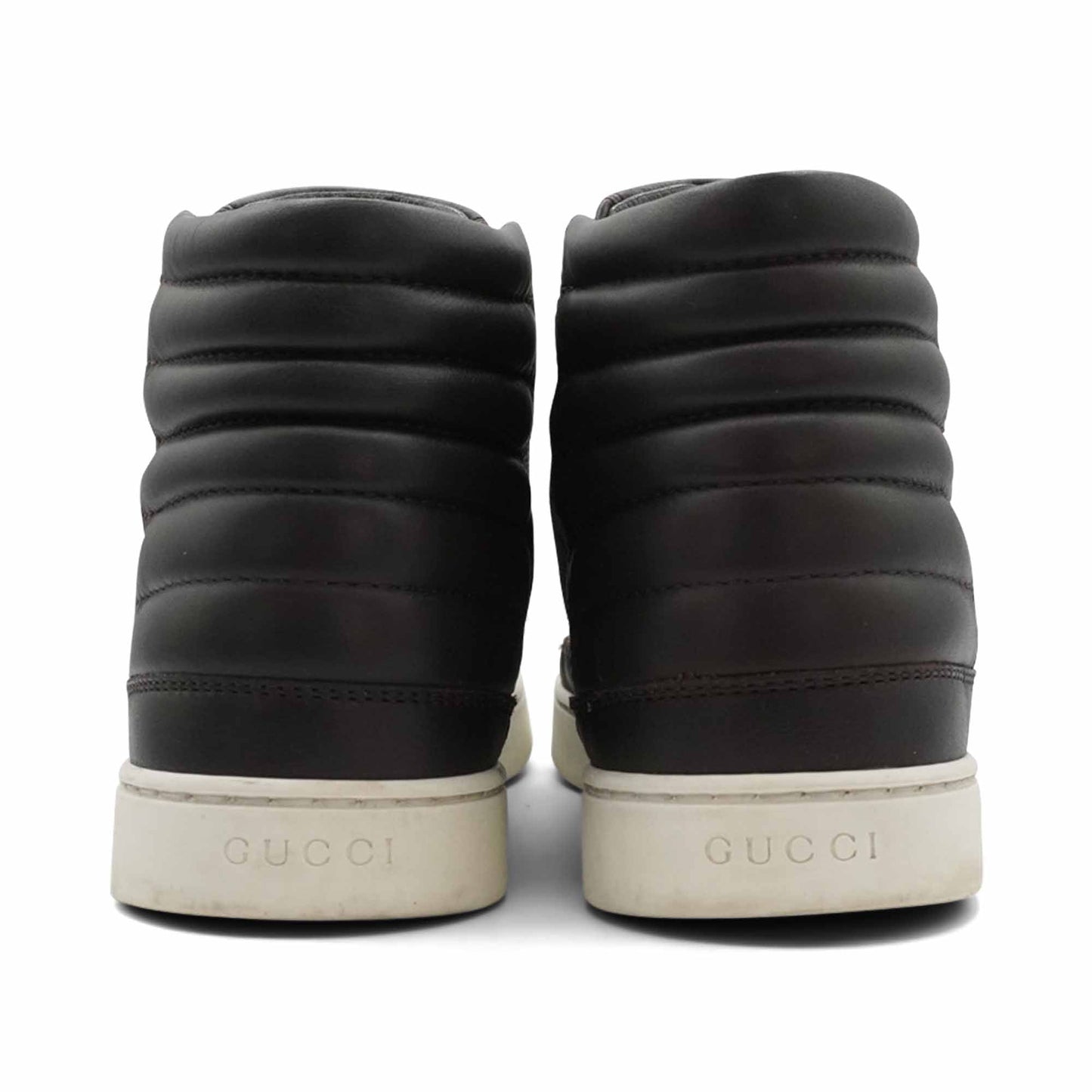 Gucci 'GG Supreme' Monogram High Top Sneakers - Men's 8