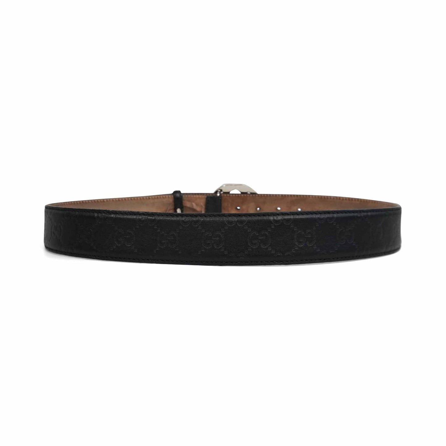 Gucci 'GG' Monogram Belt - 85/34