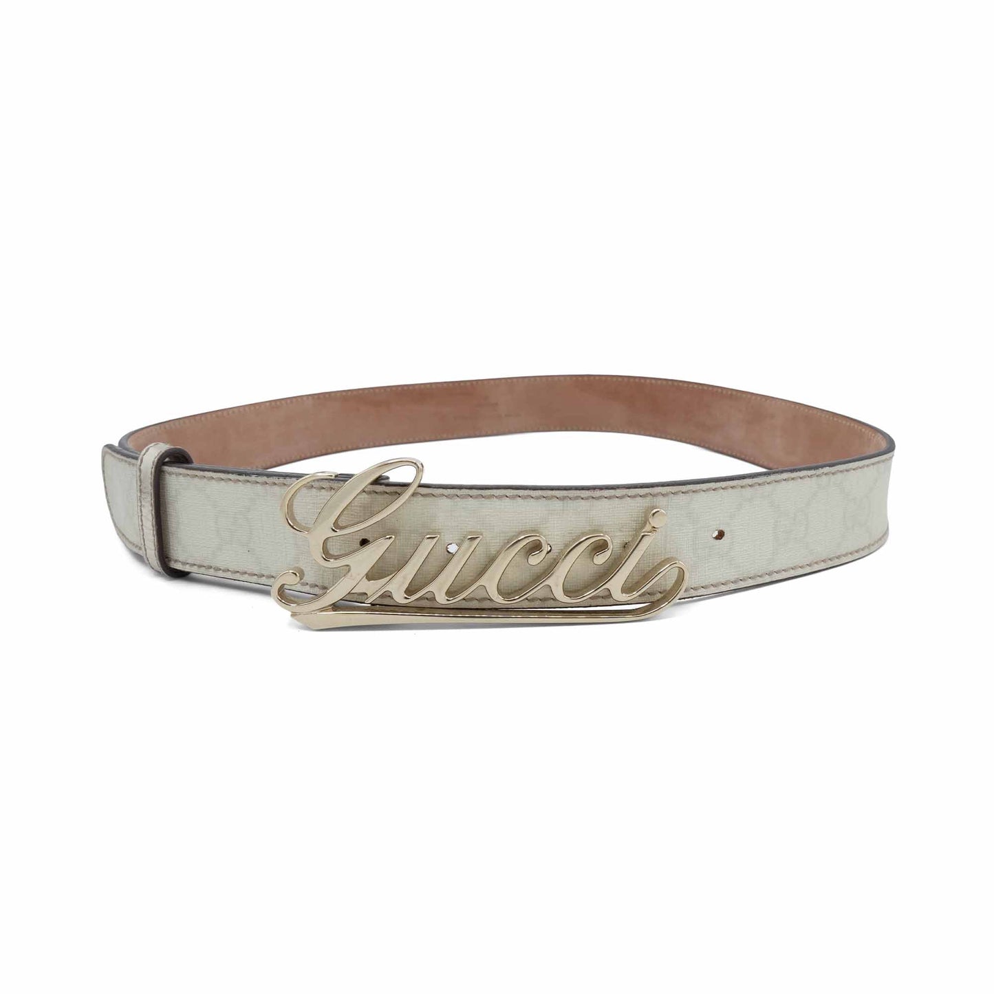 Gucci 'Cursive Logo' Belt - 90