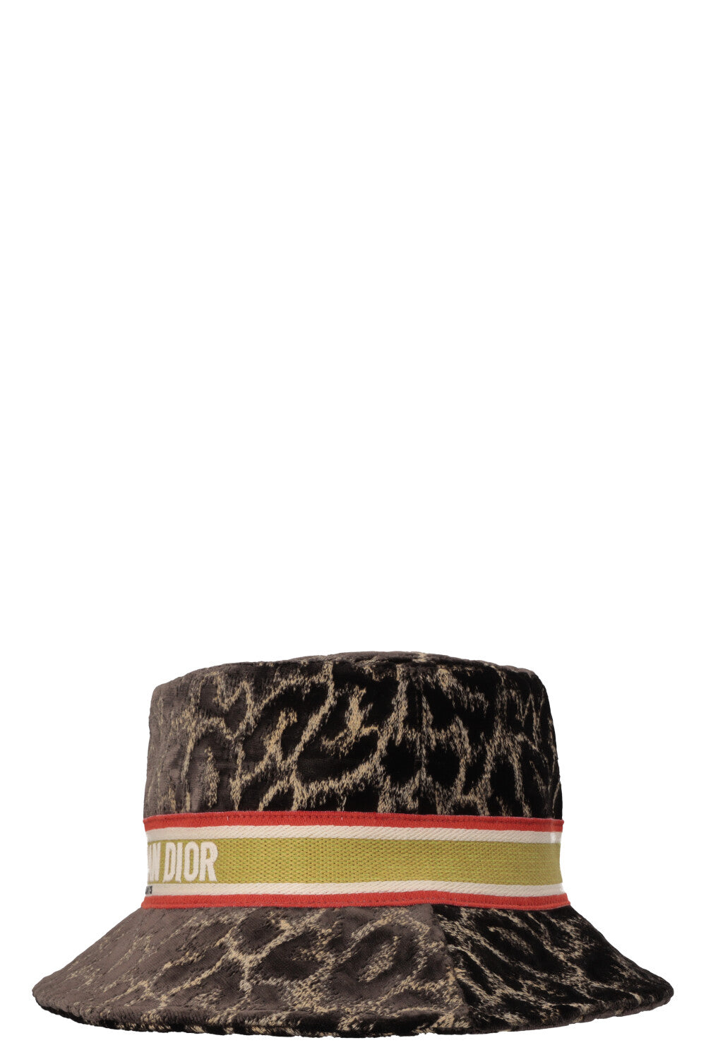 CHIRSTIAN DIOR 2021 Bucket Hat Velvet Cheetah