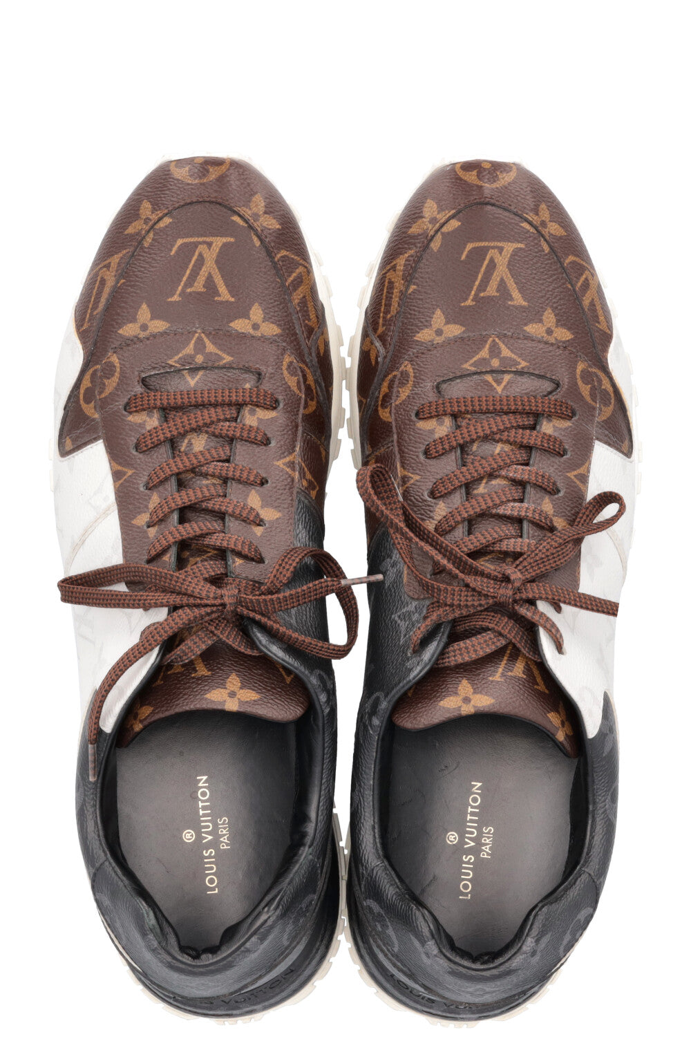 LOUIS VUITTON Sneakers MNG Canvas Brown Ivory Black