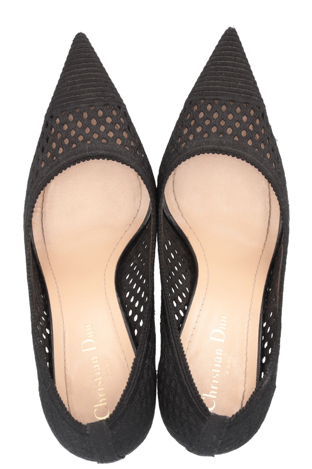 CHRISTIAN DIOR Mesh Heels Black