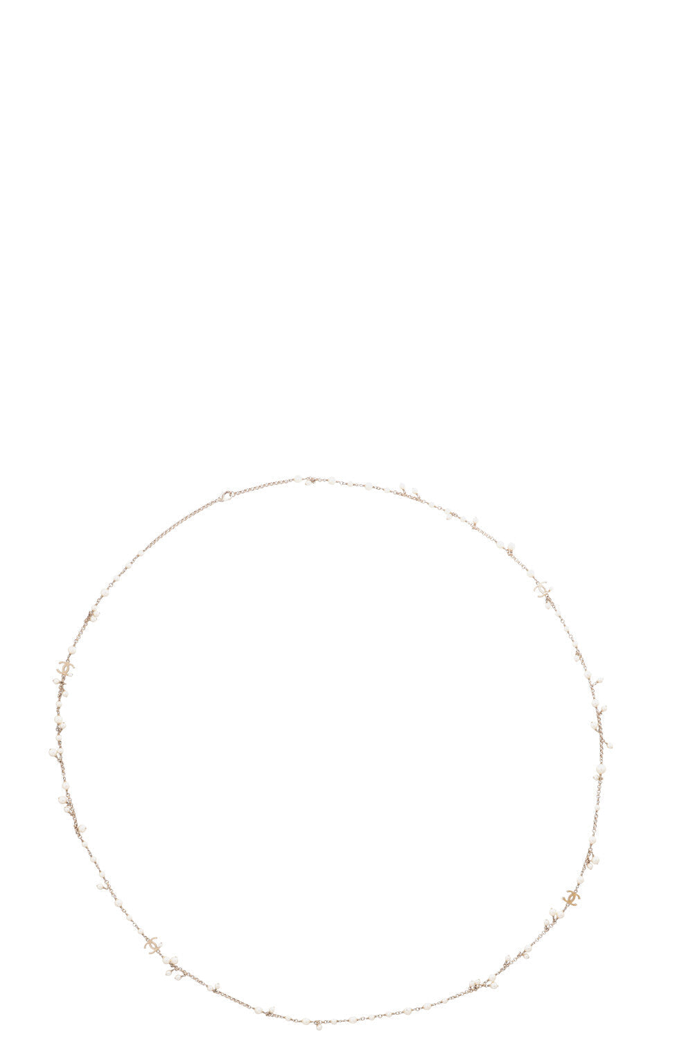 CHANEL 2013 CC Faux Pearl Necklace