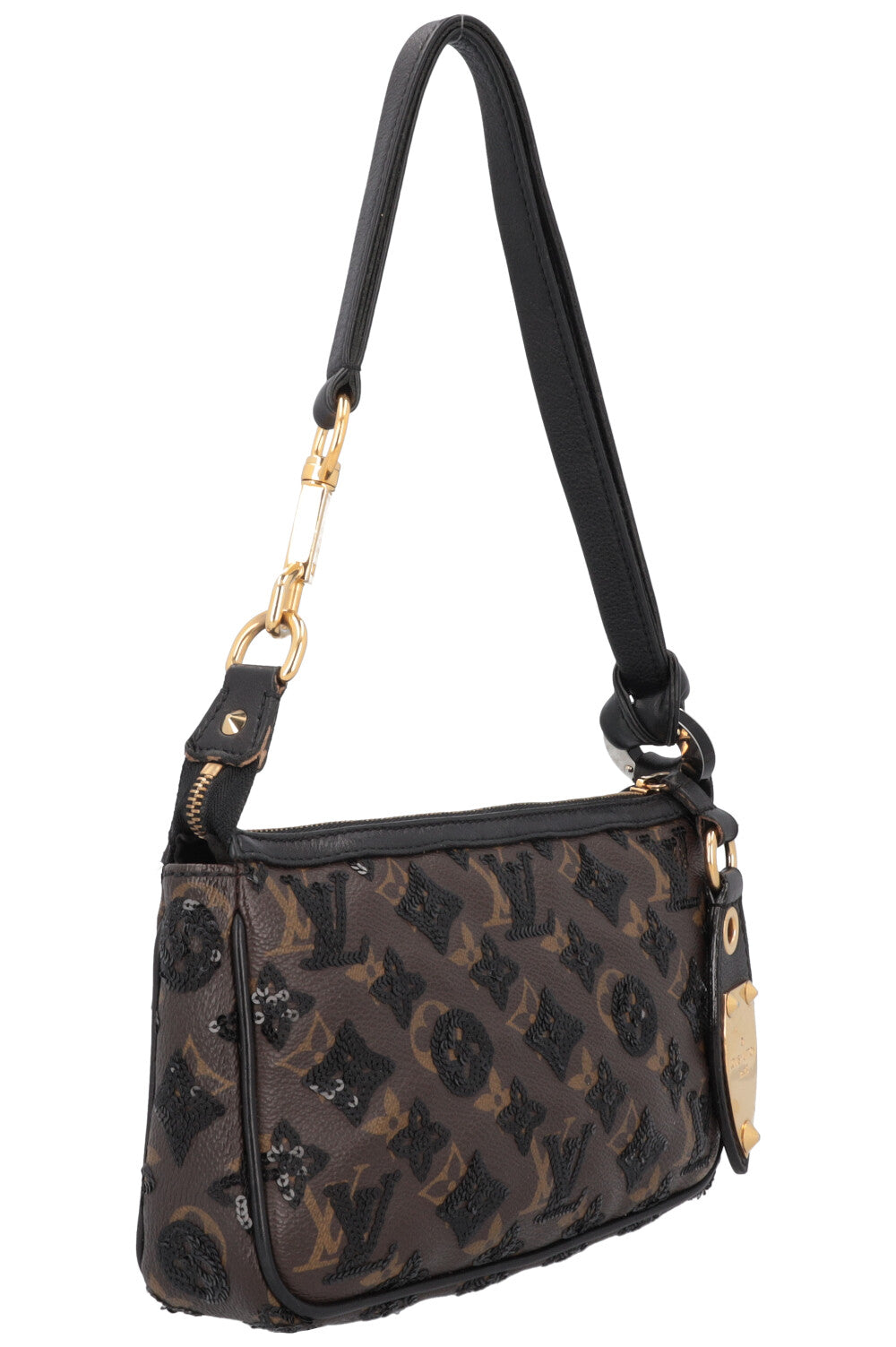 LOUIS VUITTON Pochette Accessoires Eclipse Sequins MNG Canvas
