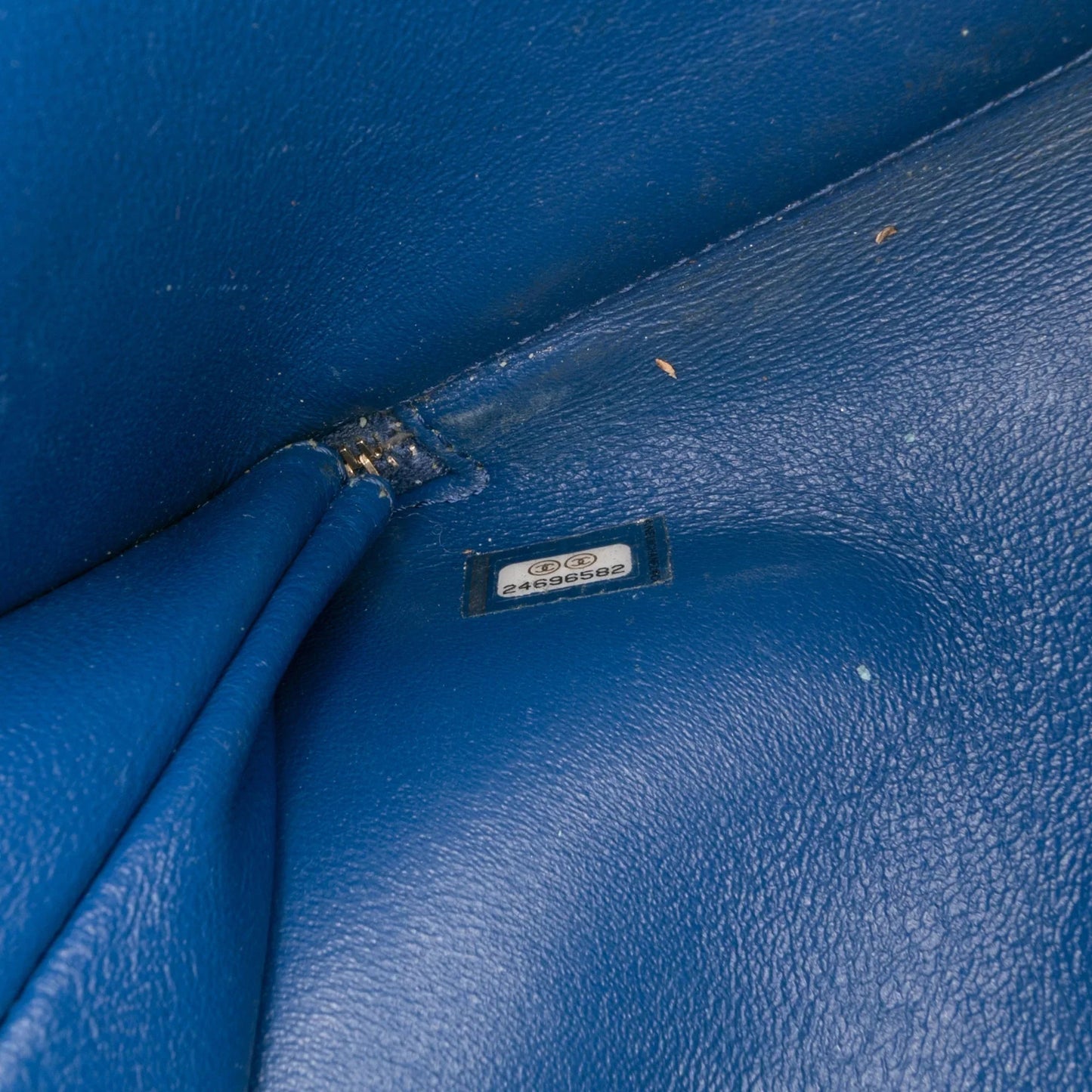Blue Chanel Medium Caviar Business Affinity Flap Satchel