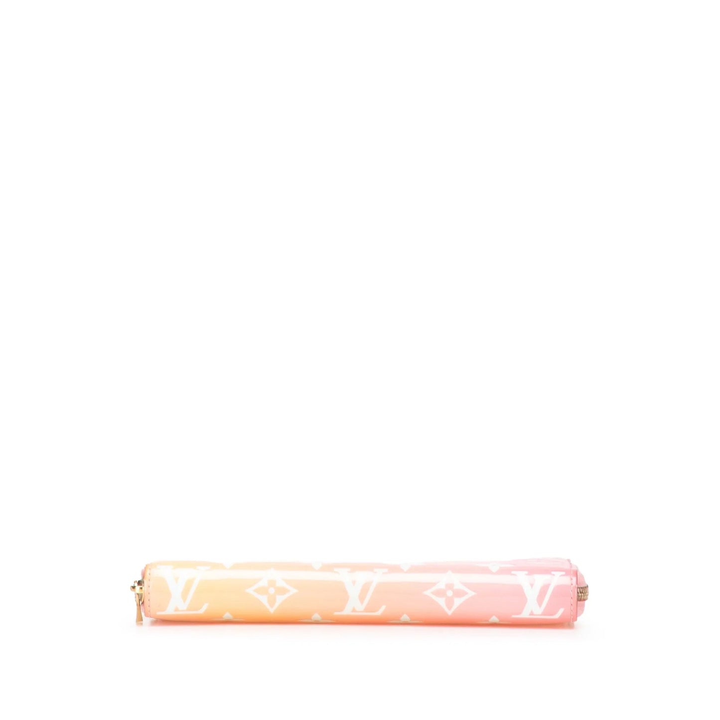 Pink Louis Vuitton Monogram Vernis Valentines Day Zippy Long Wallet