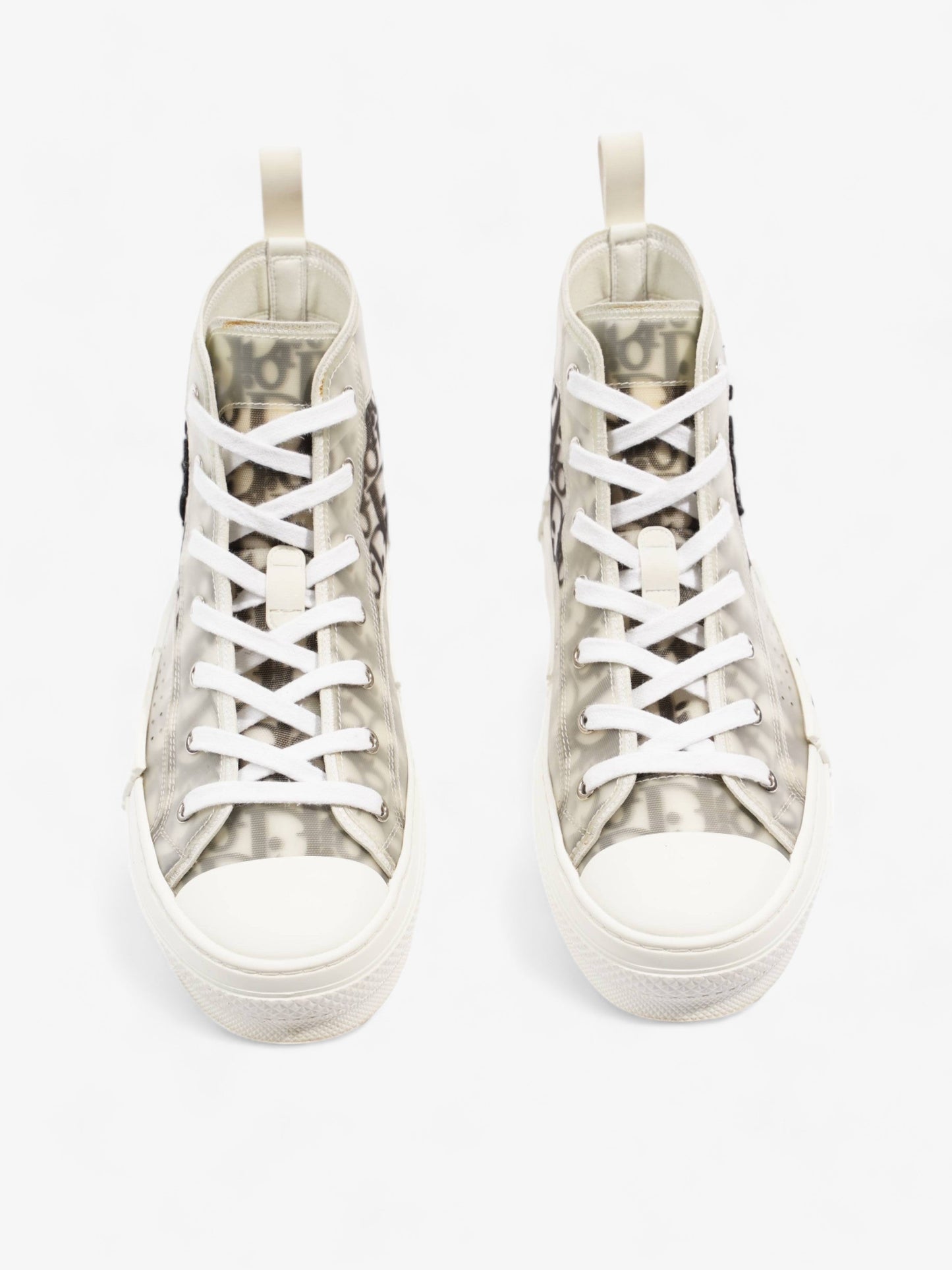 Christian Dior Stussy B23 High-tops White / Grey Oblique Canvas EU 41.5 UK 7.5
