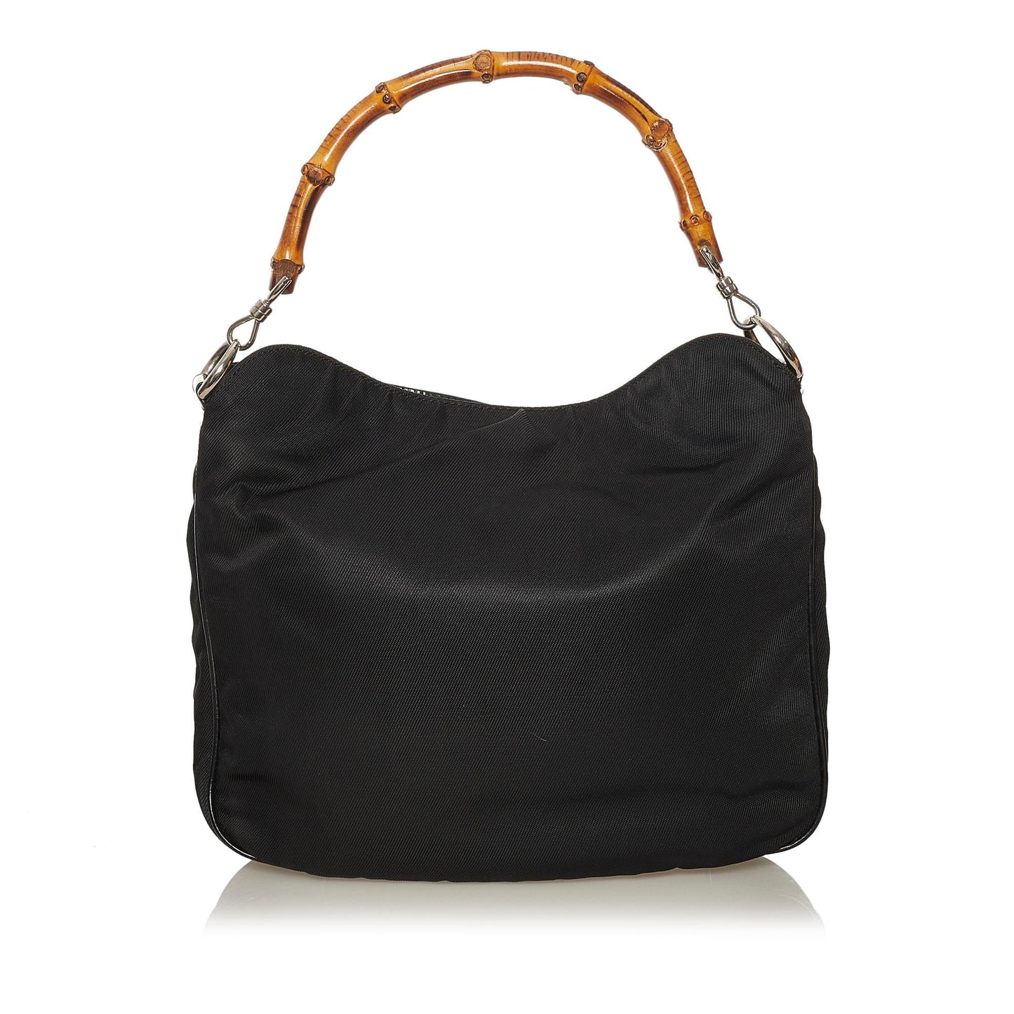 Gucci Bamboo Nylon Satchel (SHG-34978)