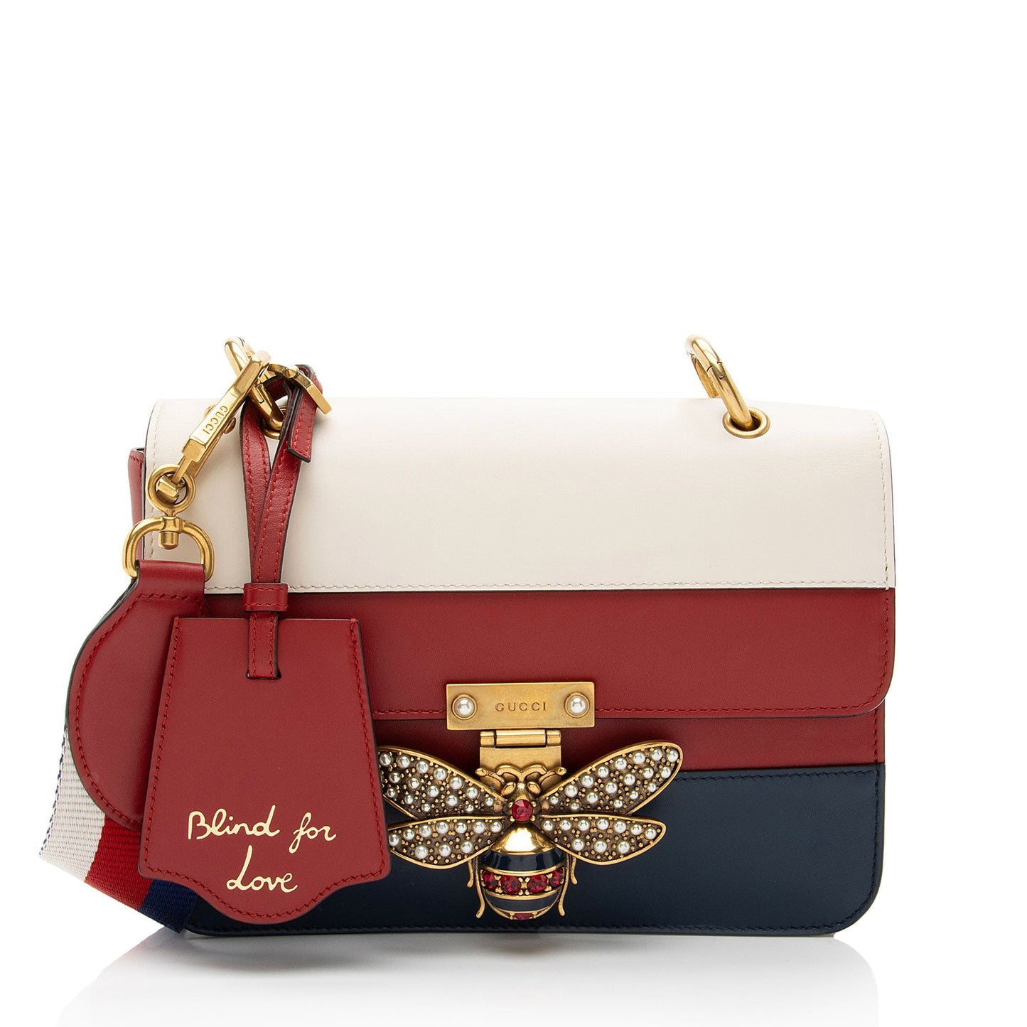 Gucci Calfskin Queen Margaret Shoulder Bag