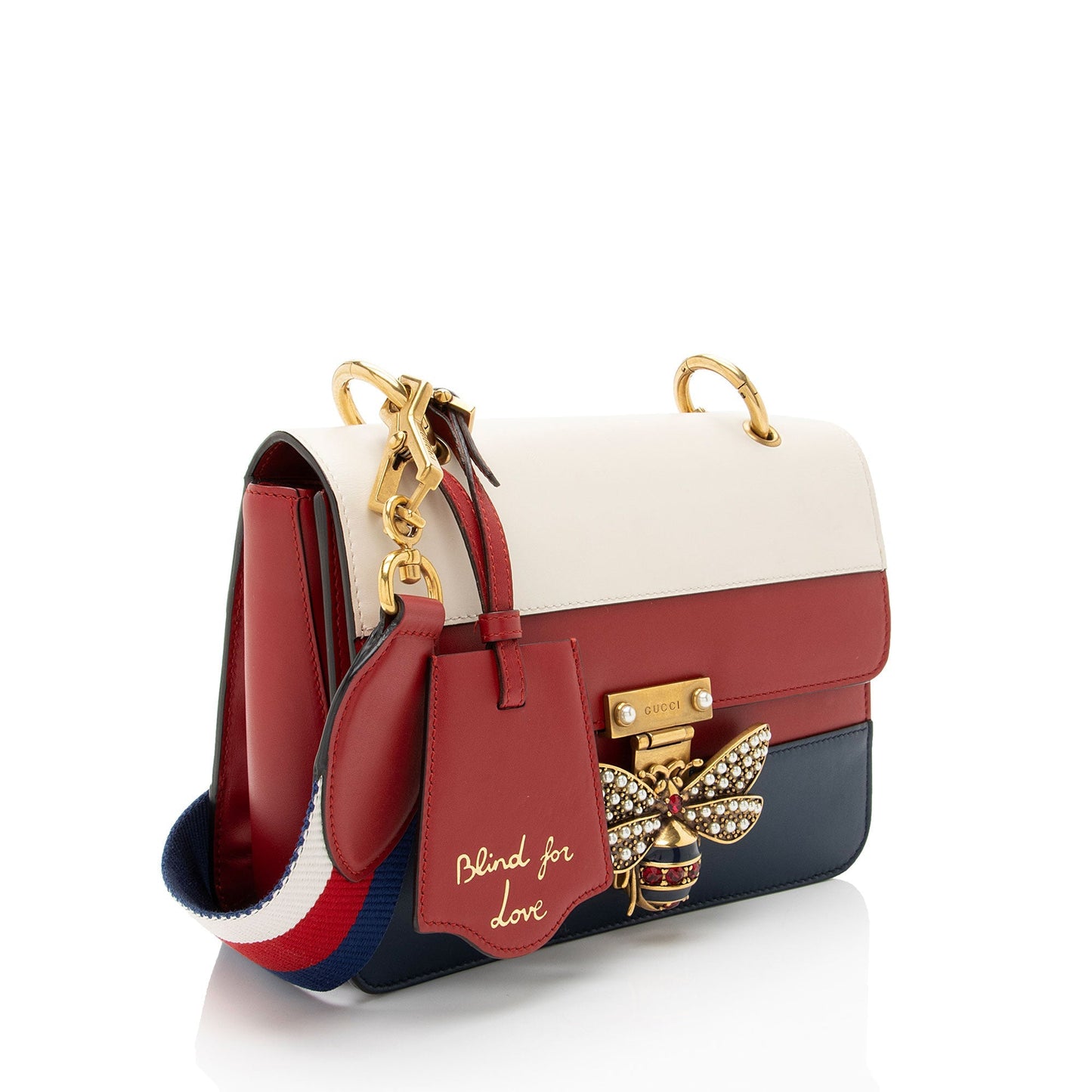 Gucci Calfskin Queen Margaret Shoulder Bag
