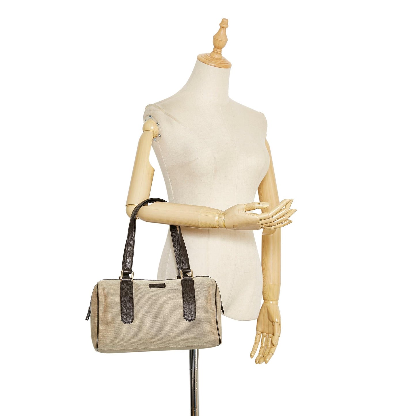 Gucci Canvas Boston Bag (SHG-36173)
