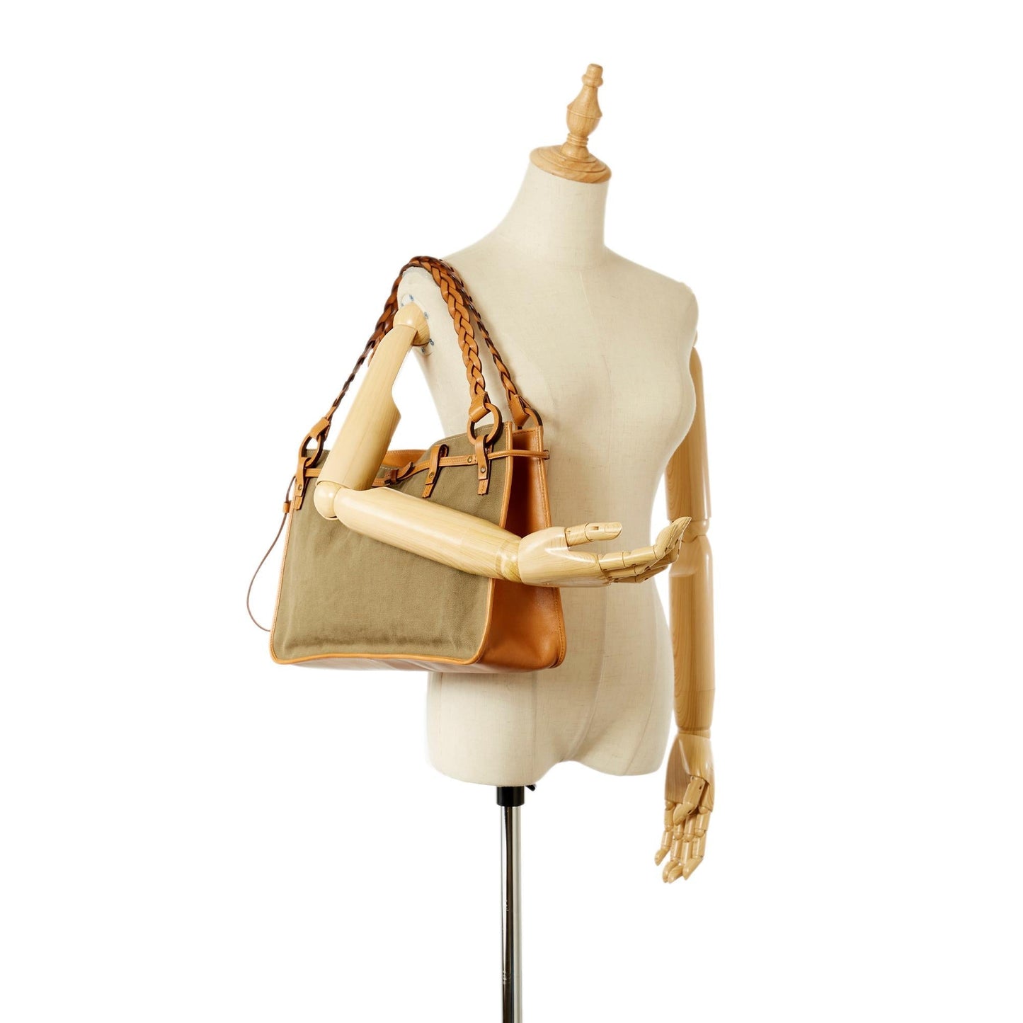 Gucci Canvas Handbag (SHG-31975)