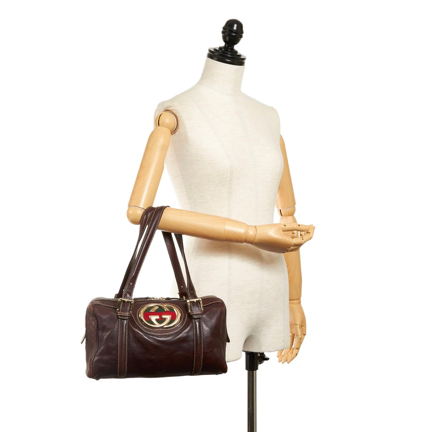Gucci Dialux Britt Boston Bag (SHG-31068)