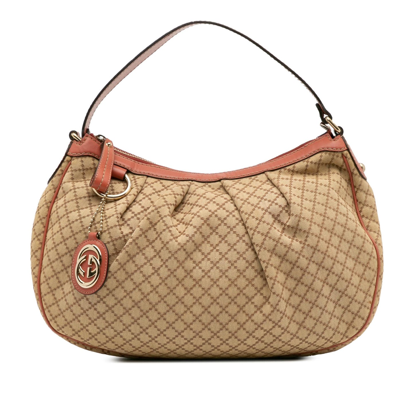 Gucci Diamante Canvas Sukey Shoulder Bag