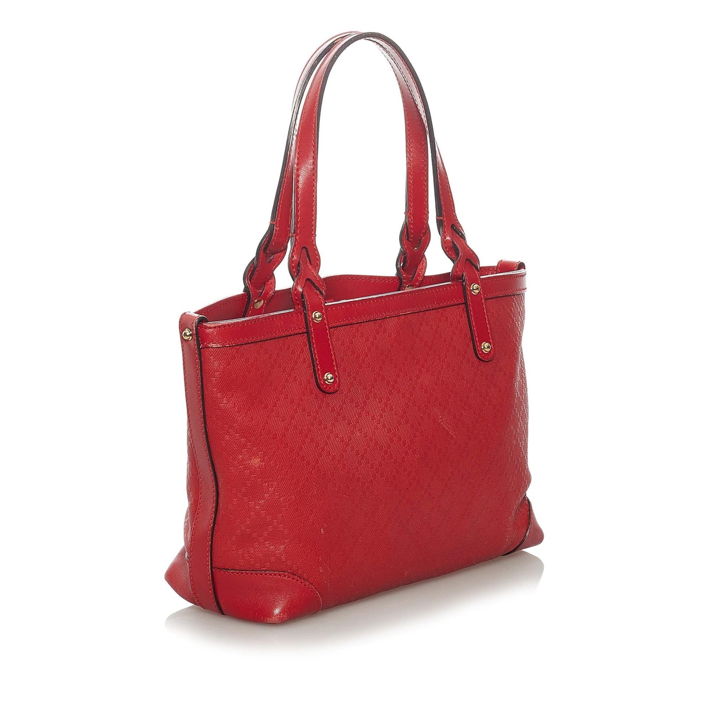 Gucci Diamante Craft Leather Tote Bag (SHG-37605)